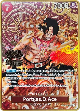 Portgas.D.Ace (One Piece Japanese Version 2nd Anniversary Set) (OP02-0 Portgas.D.Ace (One Piece Japanese Version 2nd Anniversary Set) (OP02-0
