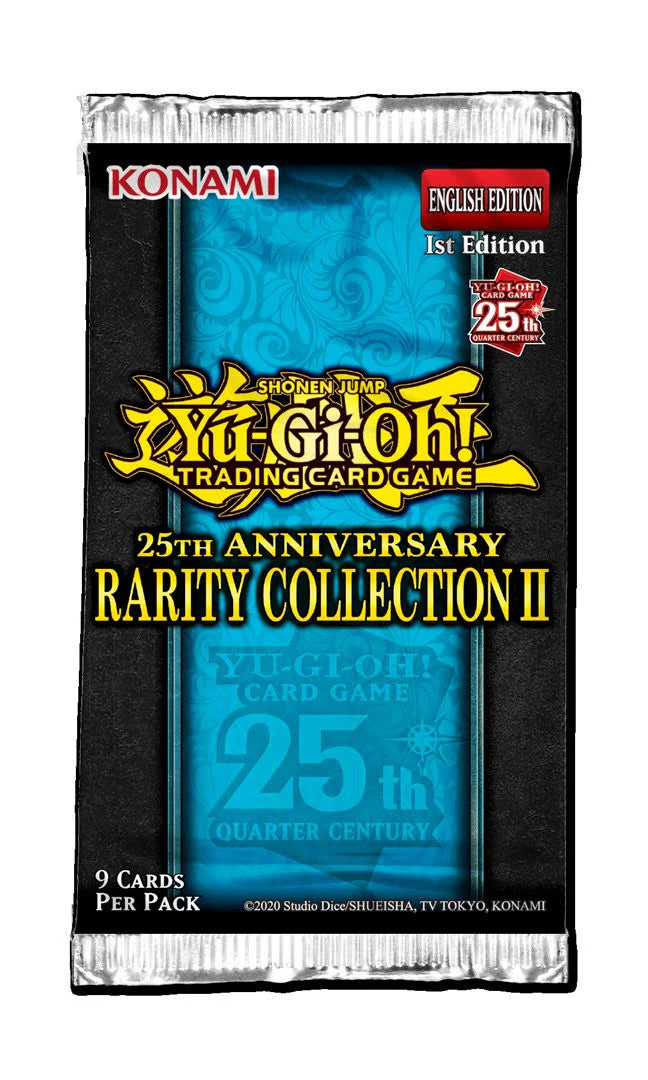 YGO 25TH ANNIVERSARY RARITY COLLECTION 2 BOOSTER PACK YGO 25TH ANNIVERSARY RARITY COLLECTION 2 BOOSTER PACK
