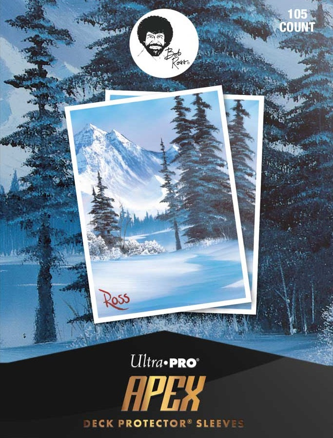 Ultra Pro Apex Sleeves - Bob Ross - Winter Paradise Ultra Pro Apex Sleeves - Bob Ross - Winter Paradise