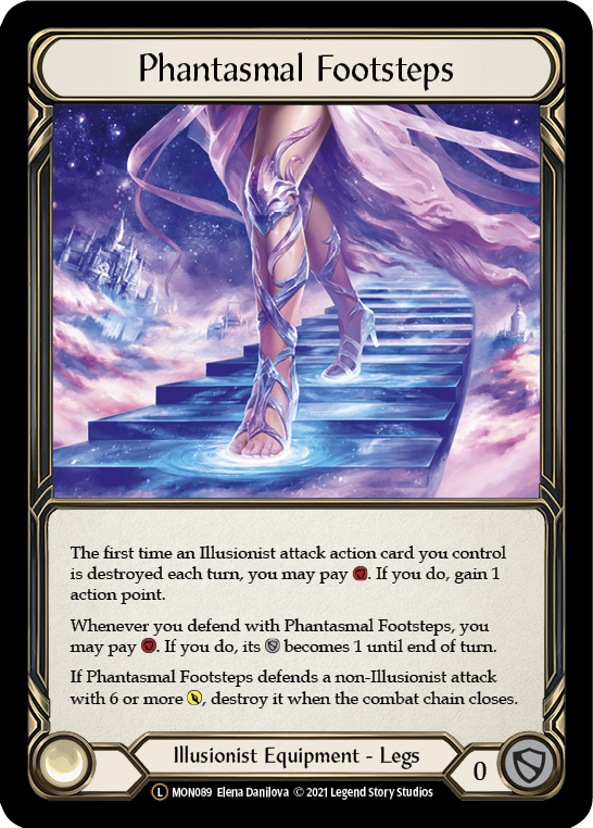 Phantasmal Footsteps [U-MON089-RF] Unlimited Rainbow Foil