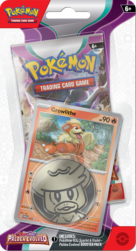 Paldea Evolved Booster Pack With Coin