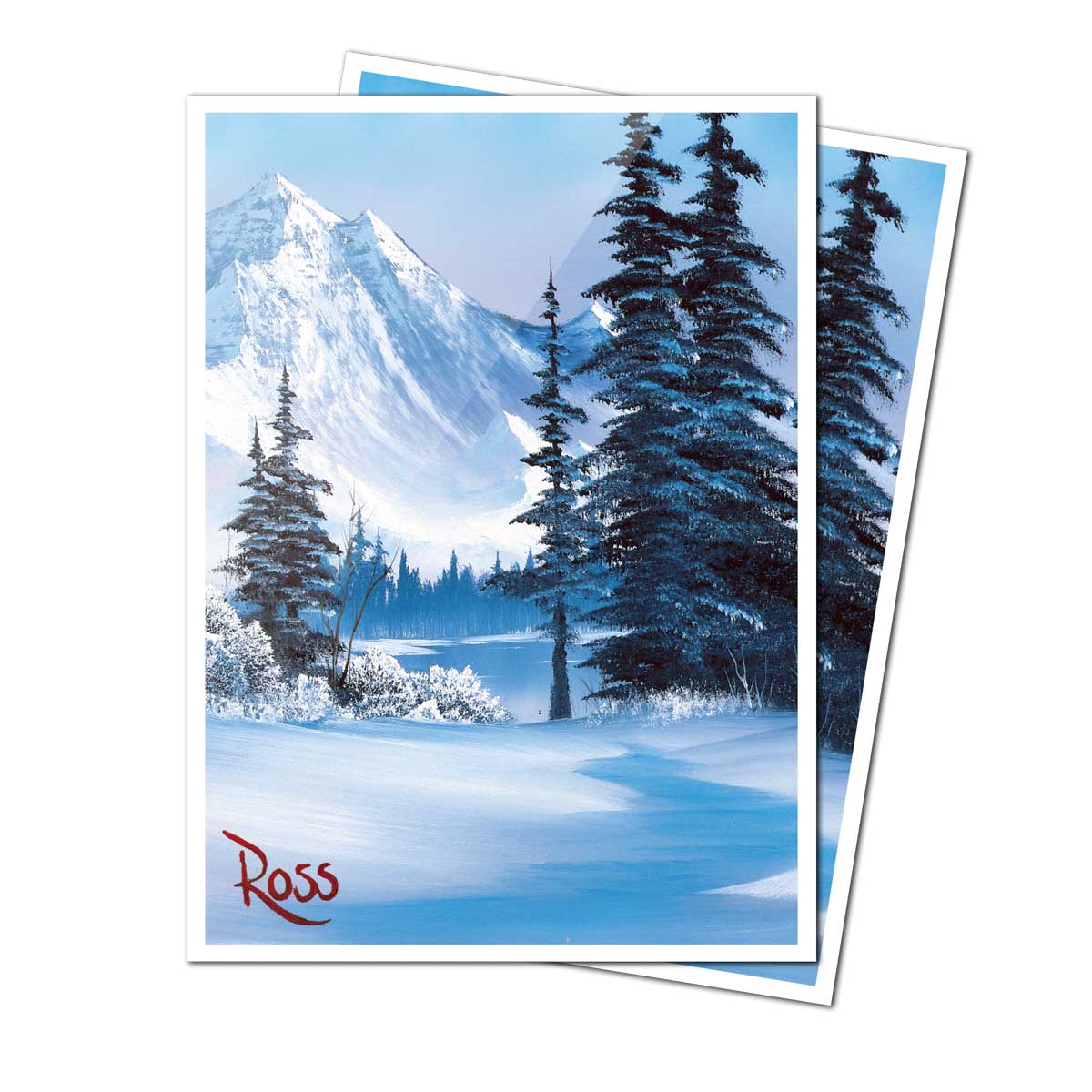Ultra Pro Apex Sleeves - Bob Ross - Winter Paradise