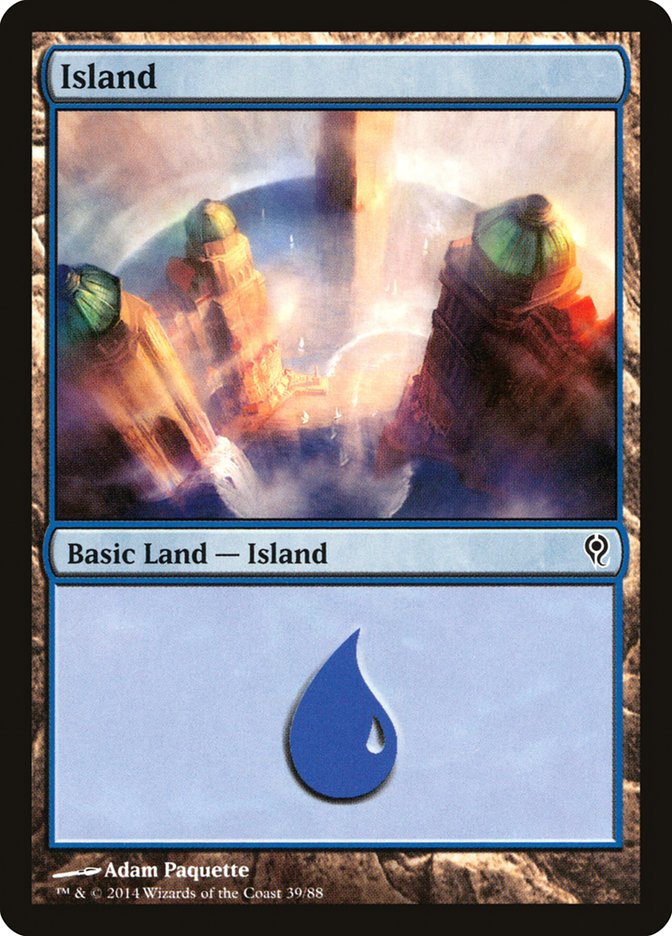 Island (39) [Duel Decks: Jace vs. Vraska]