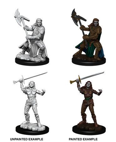 Nolzur's Marvelous Miniatures - Half-Orc Fighter