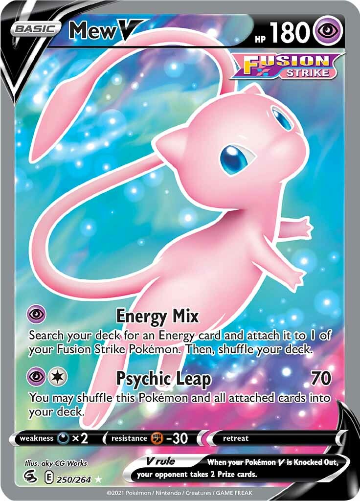 Mew VMAX - SWSH08: Fusion Strike - Pokemon