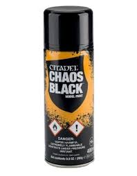 Chaos Black Spray Paint