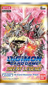 Digimon Card Game Great Legend Booster Pack