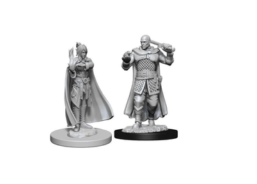 NOLZUR'S MARVELOUS MINIATURES:  HUMAN RANGER & MOON ELF SORCERER
