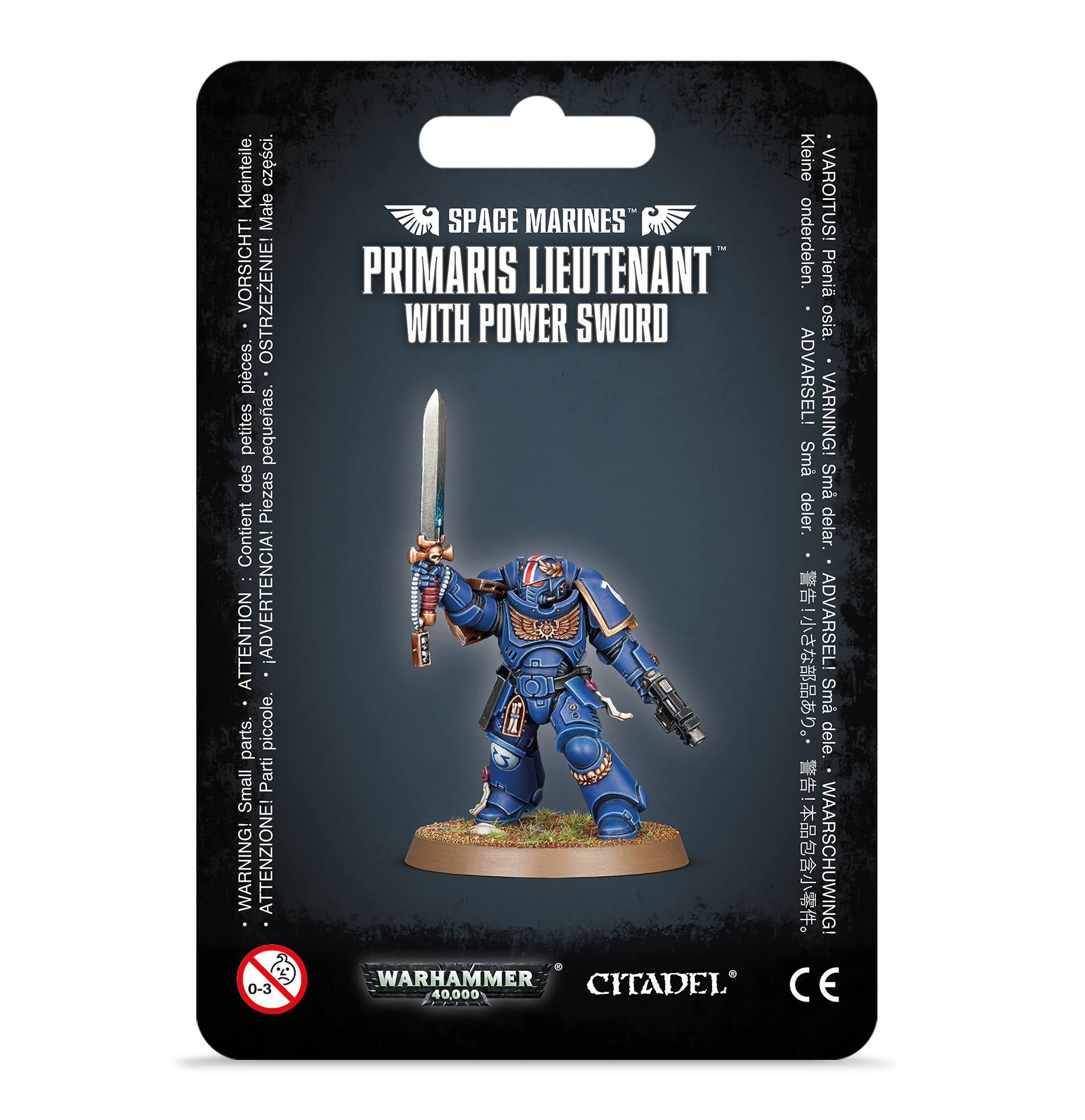 Space Marines: Primaris Lieutenant with Power Sword (48-84)