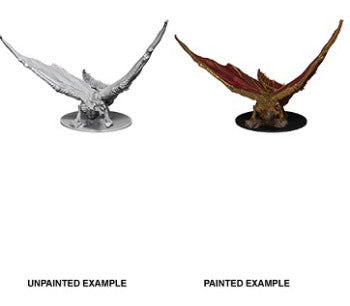 Deep Cuts Unpainted Miniatures: Young Brass Dragon